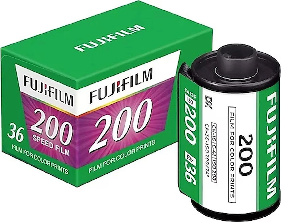 Fujifilm C200 36pozluk 35mm Renkli Analog Film 200asa (SKT:01-2026)