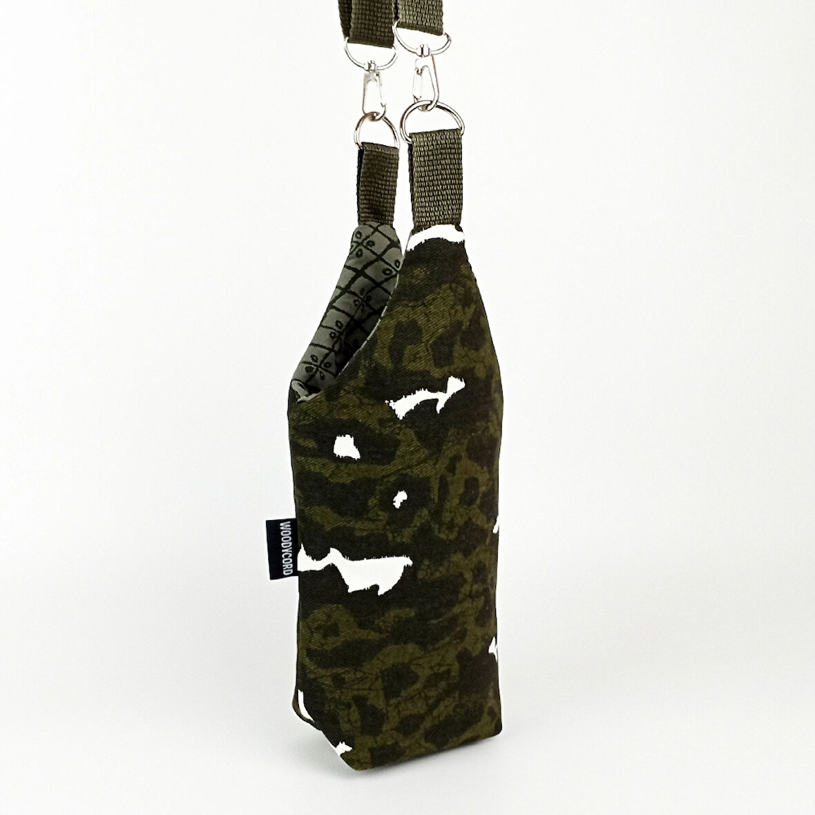 WoodyCord 1 Litrelik U Model Kamuflaj Desen Matara Termos Kılıfı