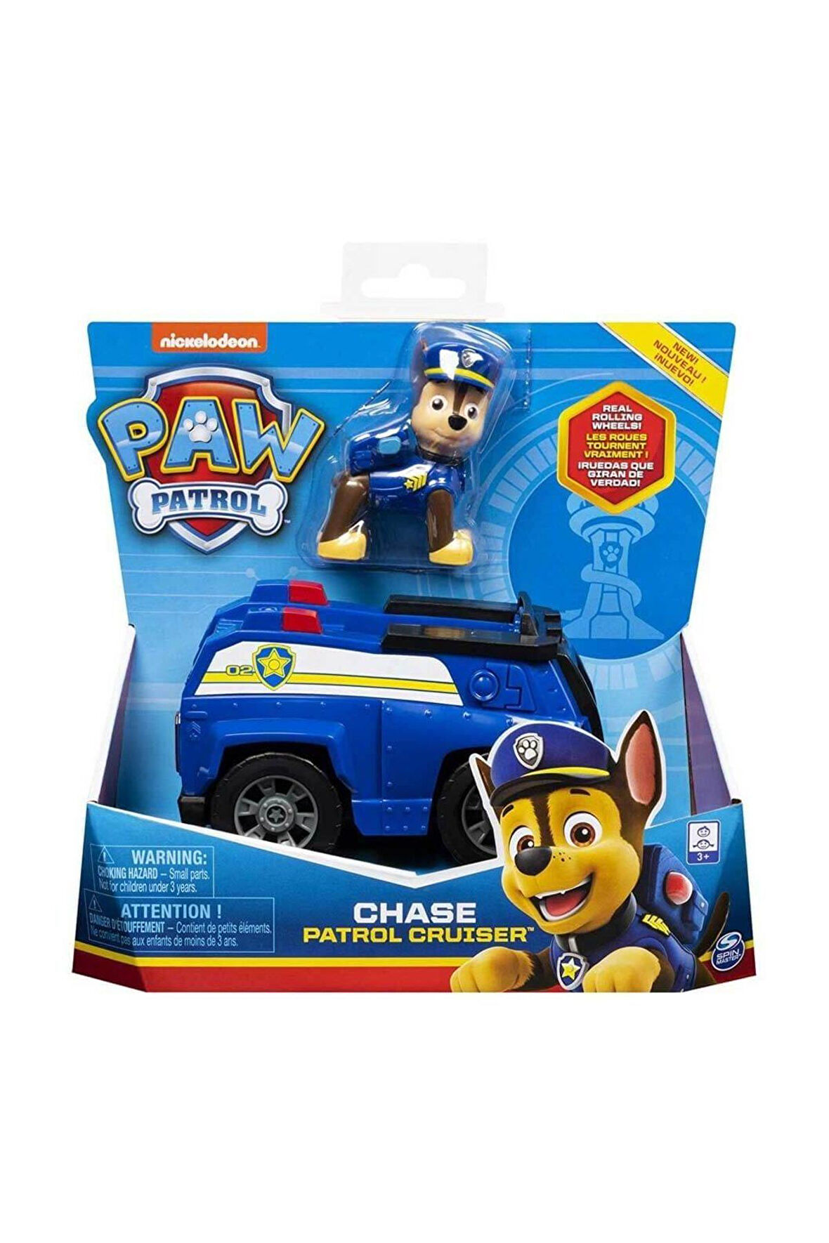 Paw Patrol Görev Aracı ve Kahraman Seti - Chase