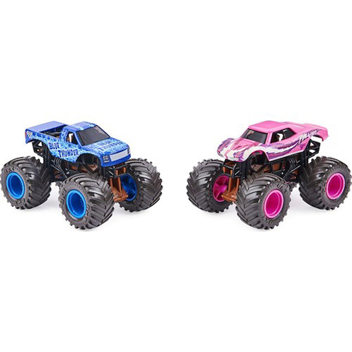 Spin Master 36072  Monster Jam 1:64 Renk Değiştiren Araçlar Blue Thunder Vs Full Charge