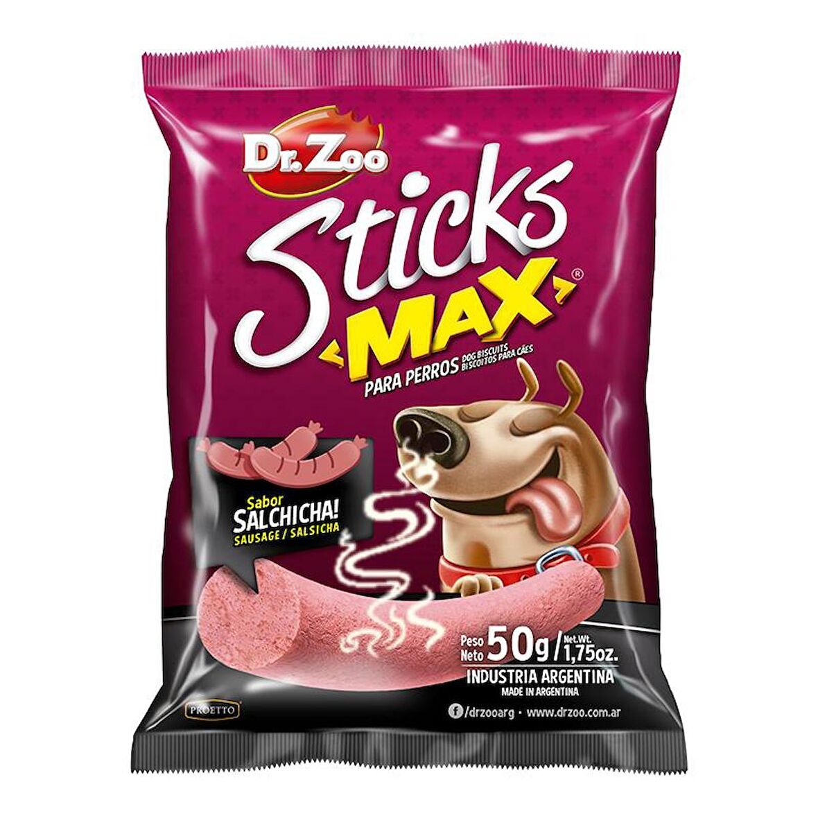 Dr.zoo Sticks Max Sosisli Köpek Ödülü 50gr