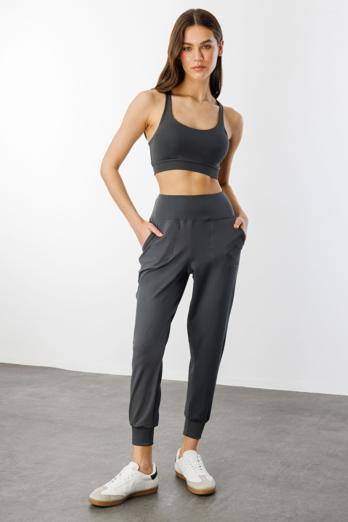 Kadın Yüksek Bel Jogger Eşofman Altı Joggers NEW-JOGER
