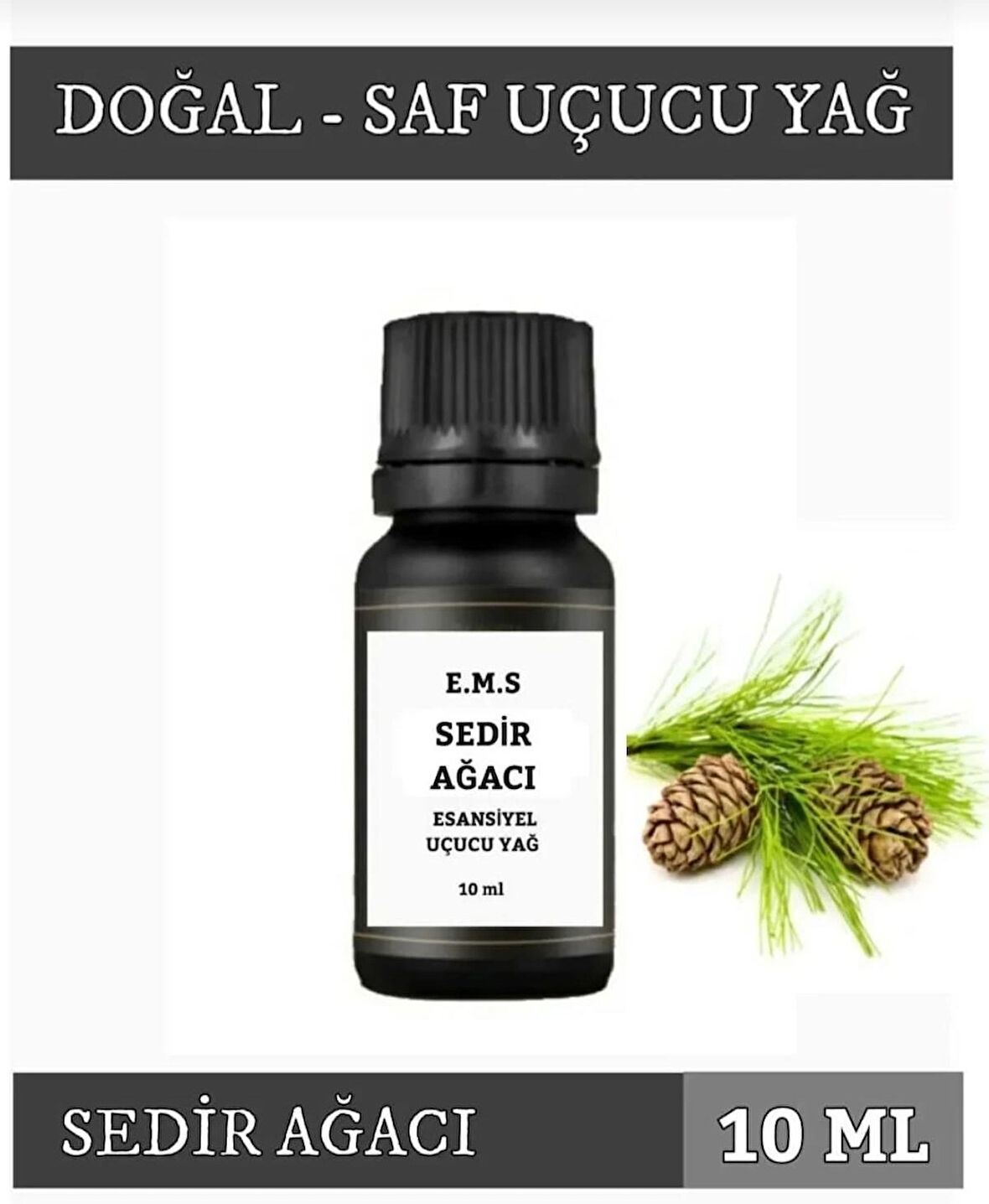 SEDİR AĞACI Uçucu Yağ Buhurdanlık Esansı Oda Kokusu DİFÜZÖR Uçucu Esansiyel Yağ Buhur Yağı 10 ML.