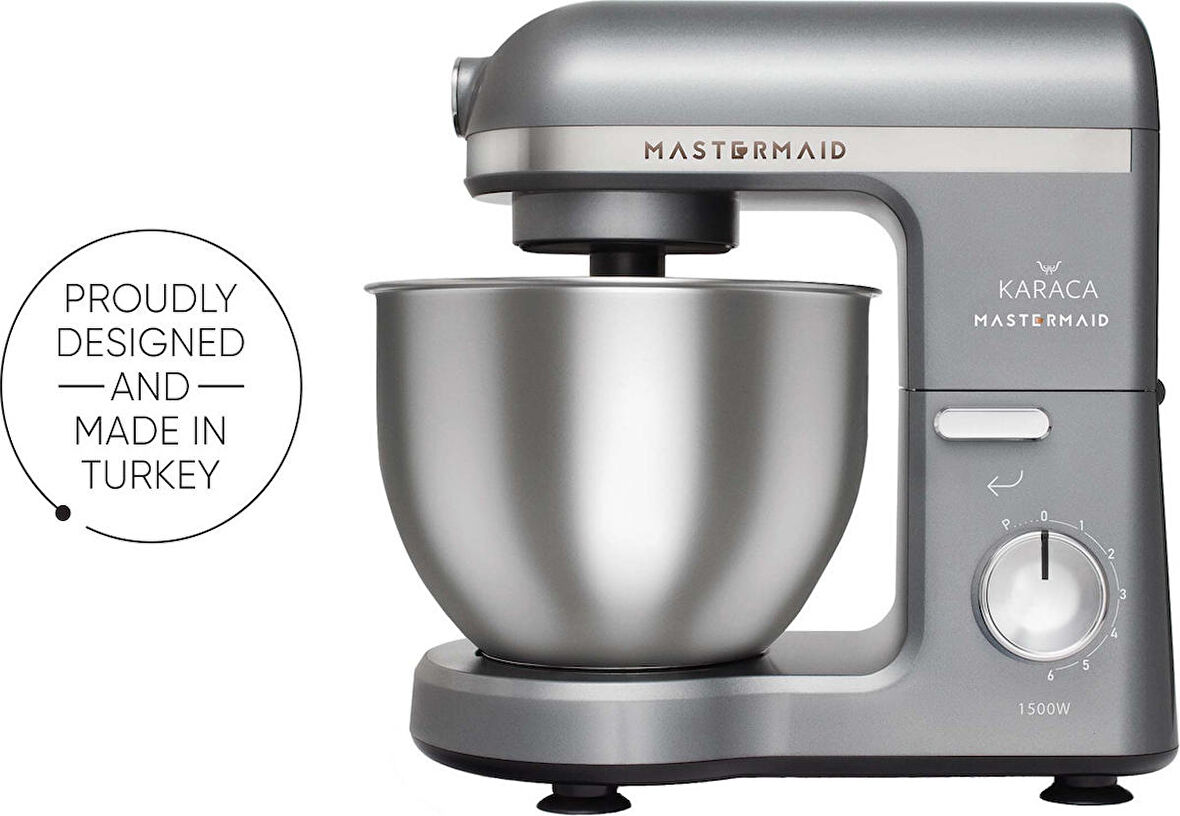 Karaca Mastermaid Chef Stand Mikser Galaxy Grey 1500W 5 Lt