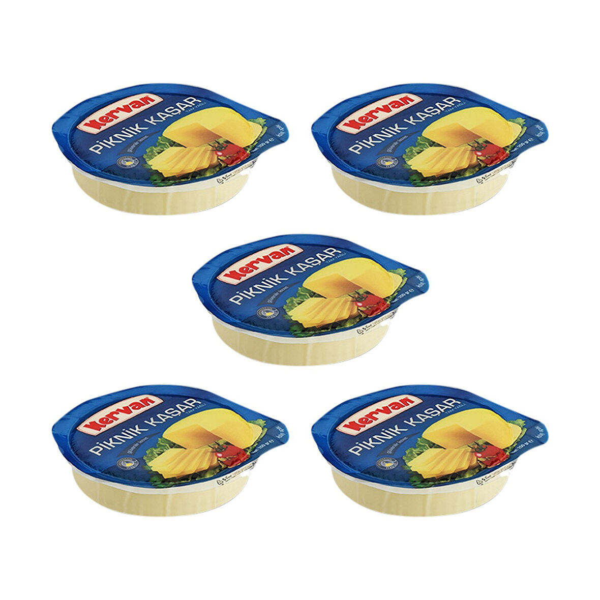 Kervan Piknik Kaşar Peyniri 200 gr x 5 Adet