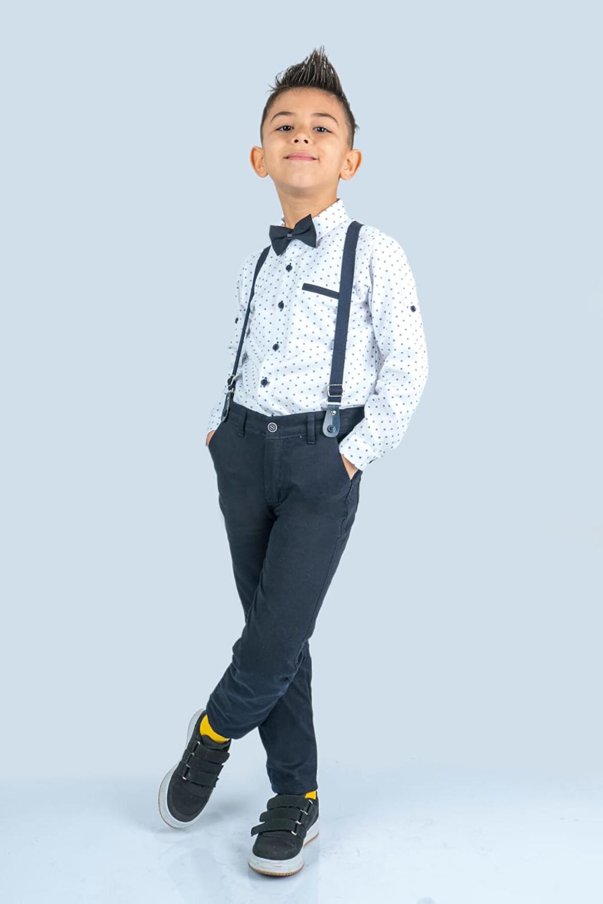 Baskılı Oxford Erkek Çocuk Takım MNK0479