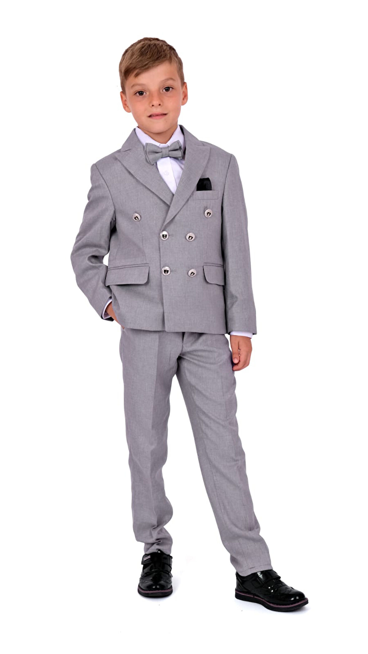 Kruvaze İtalyan Kesim Montero Erkek Çocuk Takım Elbise MNK5689
