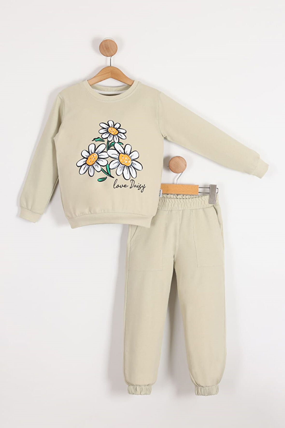 Papatya Motif Kız Çocuk Eşofman MNK0620