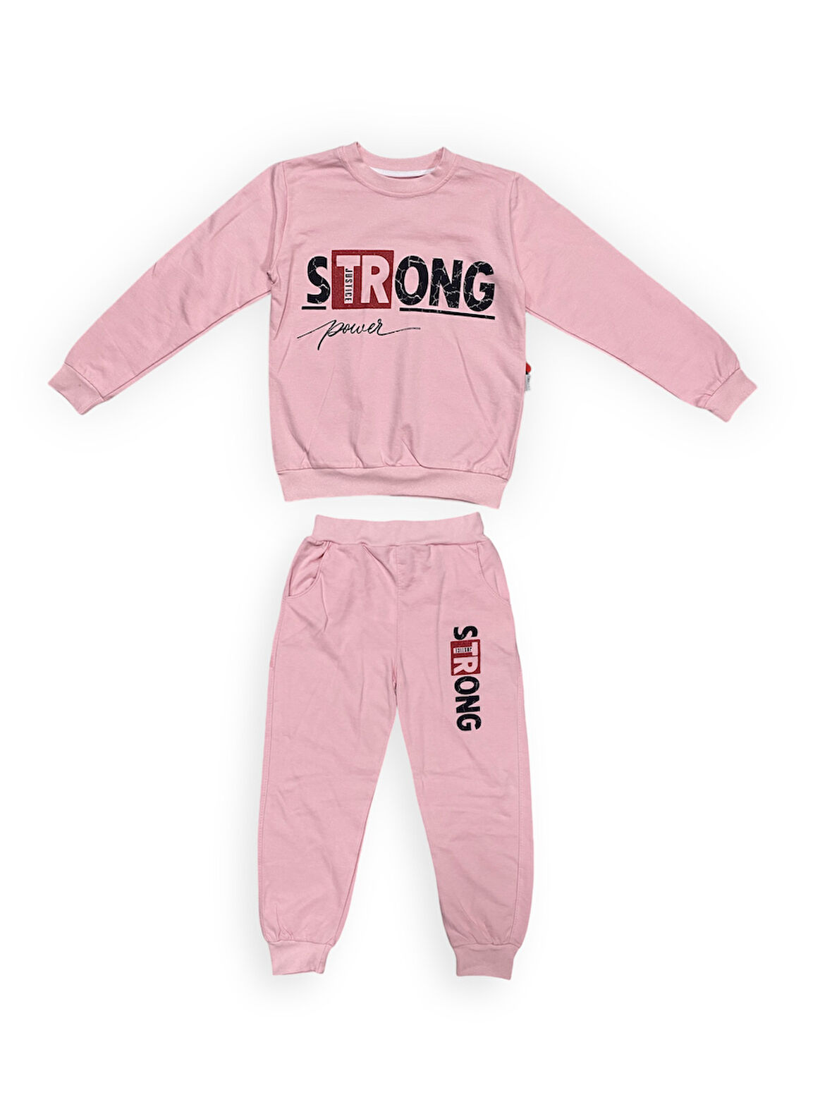 Strong Motif Kız Çocuk Eşofman MNK0625