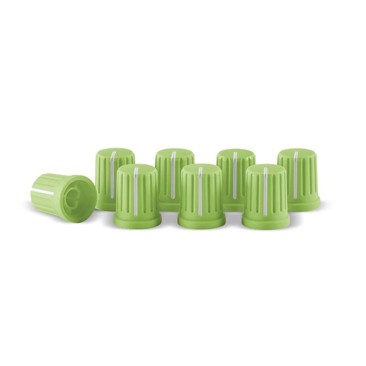 Reloop Knob Cap Set Green (set Of 8)