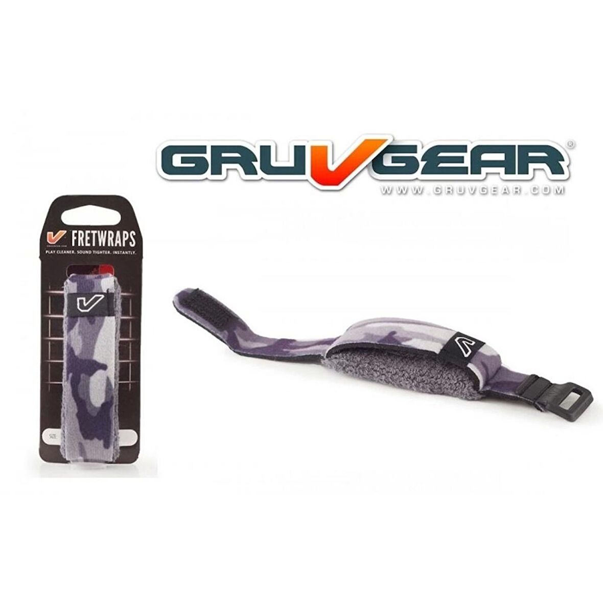 Gruv Gear Fretwrap - Camo Beyaz - Medium