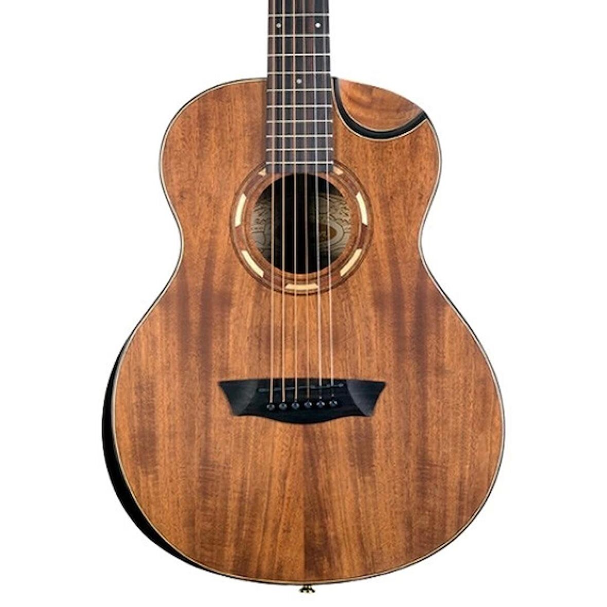 Washburn Wcgm55k Comfort G-mini 5 Koa Akustik Gitar