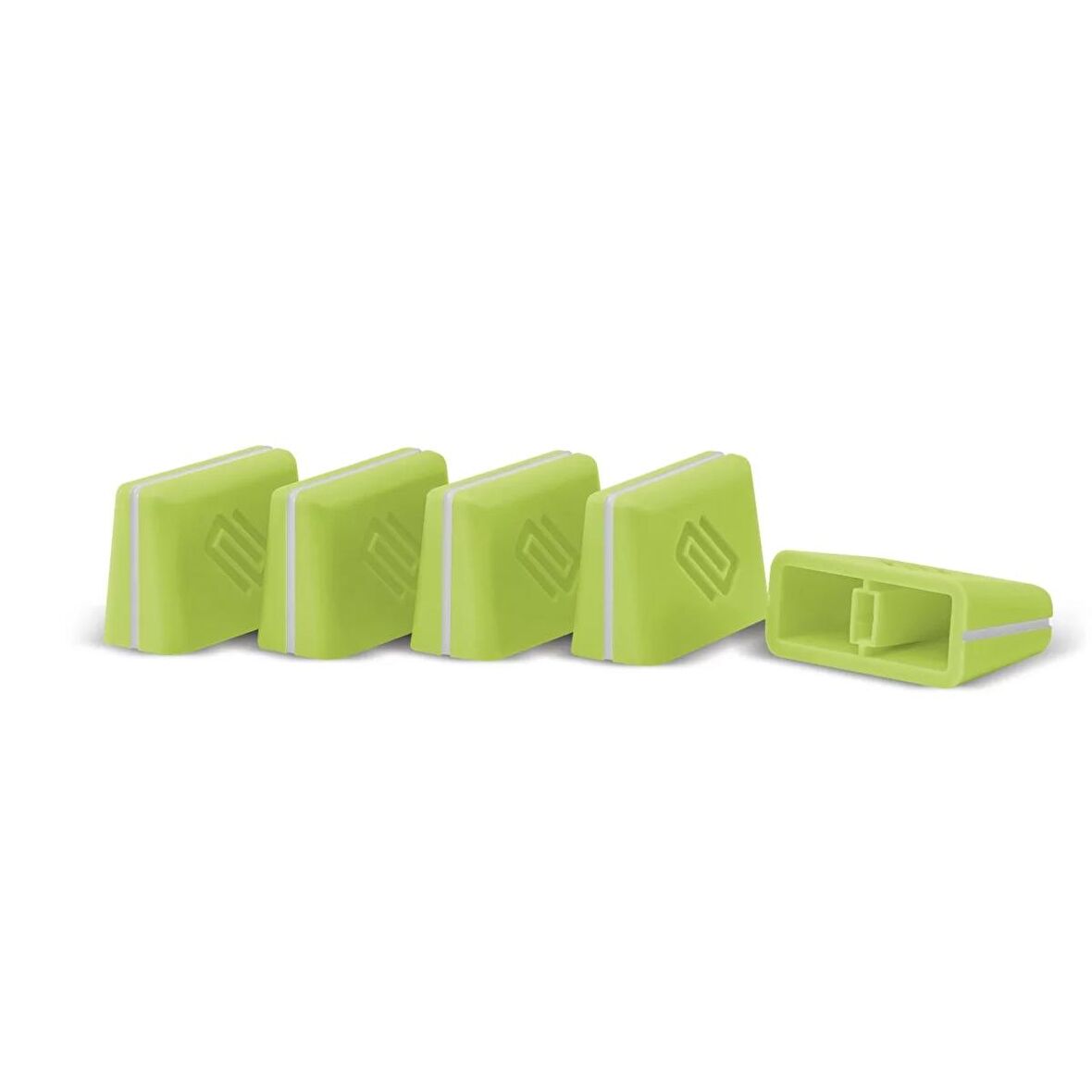 Reloop Fader Cap Set Green (set Of 5)