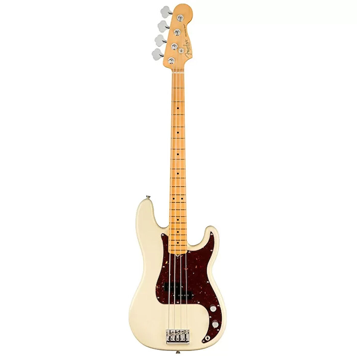 Fender American Professional Iı Precision Bass Akçaağaç Klavye Olympic White Bas Gitar