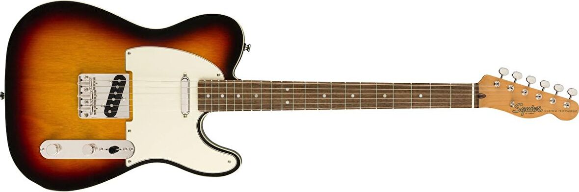 Squier Classic Vibe 60s Custom Telecaster Laurel Klavye 3-color Sunburst Elektro Gitar