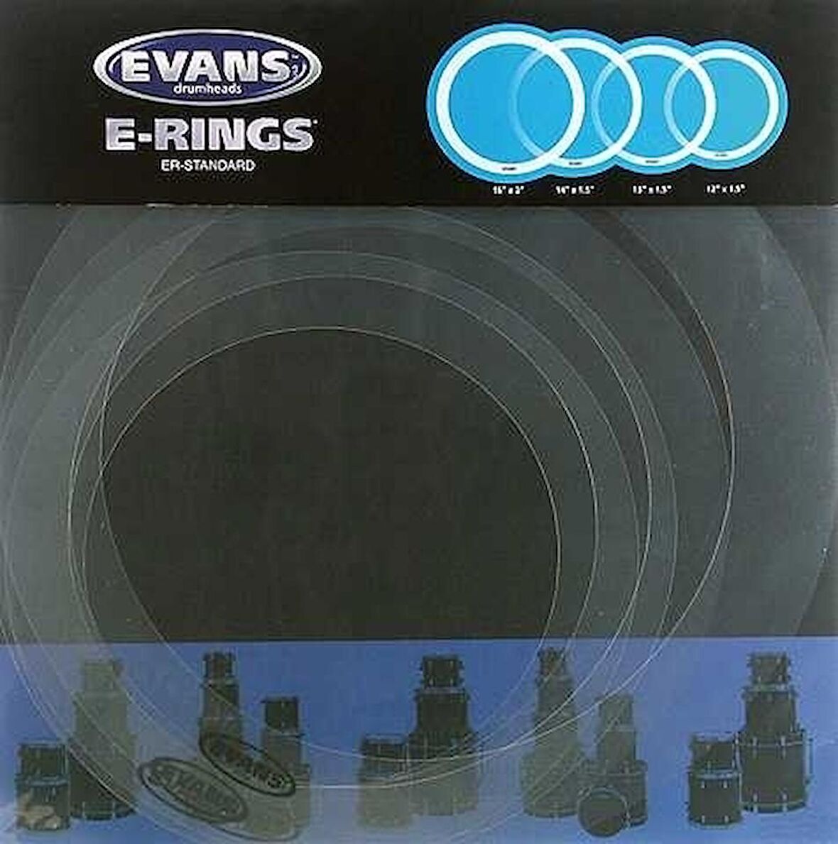 Evans Estd Ring 12+13+14+16 Standart Kit Davul Ton Kontrol Ha