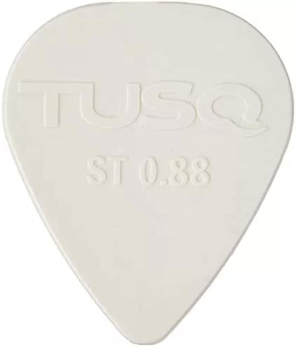 Graphtech PQp-0088-w6 TusQ Pick 0.88mm White 6 Pack Bright Tone (pena)