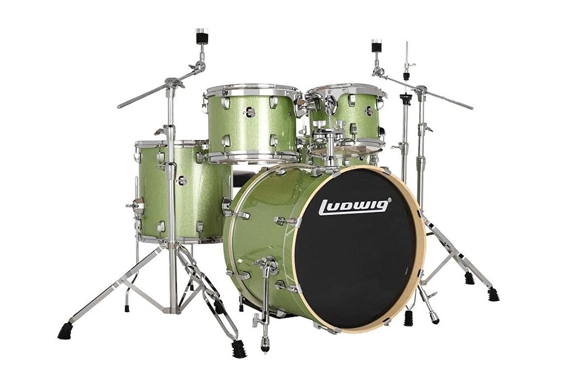 Ludwig  Element Evolution Le520018 5 Pc 20" Mint Sparkle Bateri Seti