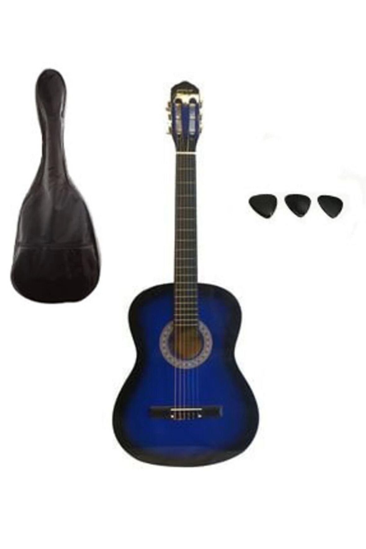 Sidney Mavi Klasik Gitar 4/4 Tam Boy