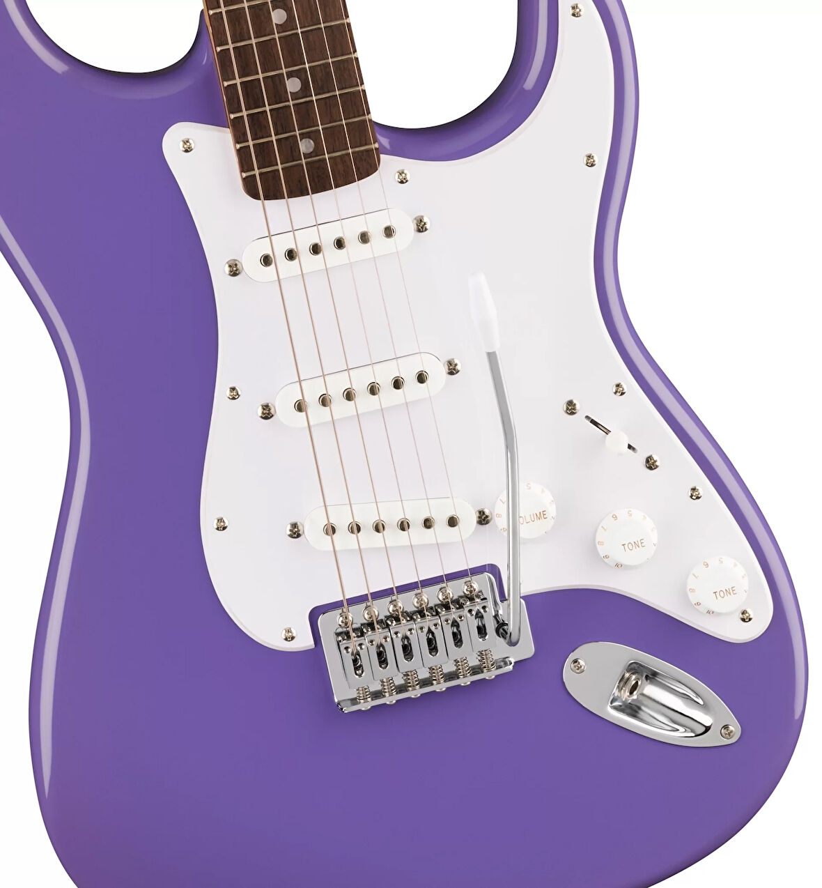 Squier Sonic Stratocaster Laurel Fingerboard White Pickguard Ultraviolet Elektro Gitar