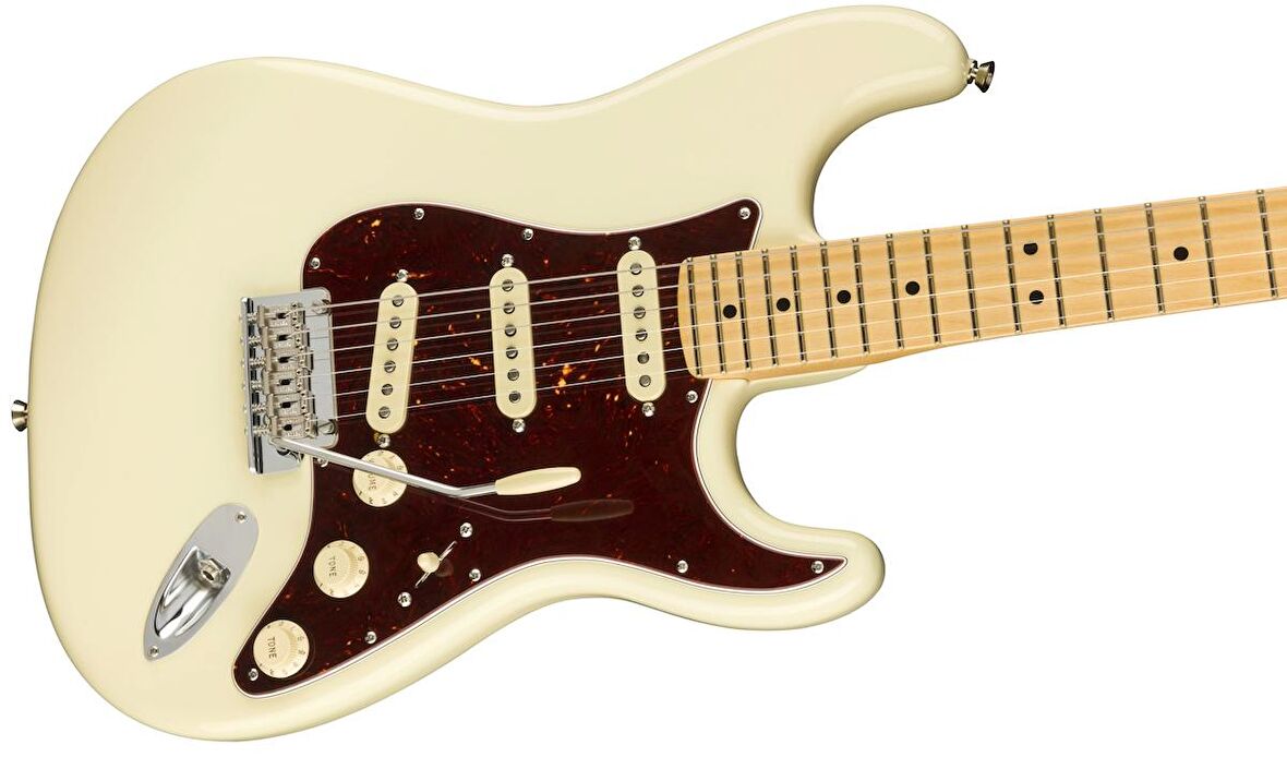 Fender American Professional Iı Stratocaster Akçaağaç Klavye Olympic White Elektro Gitar