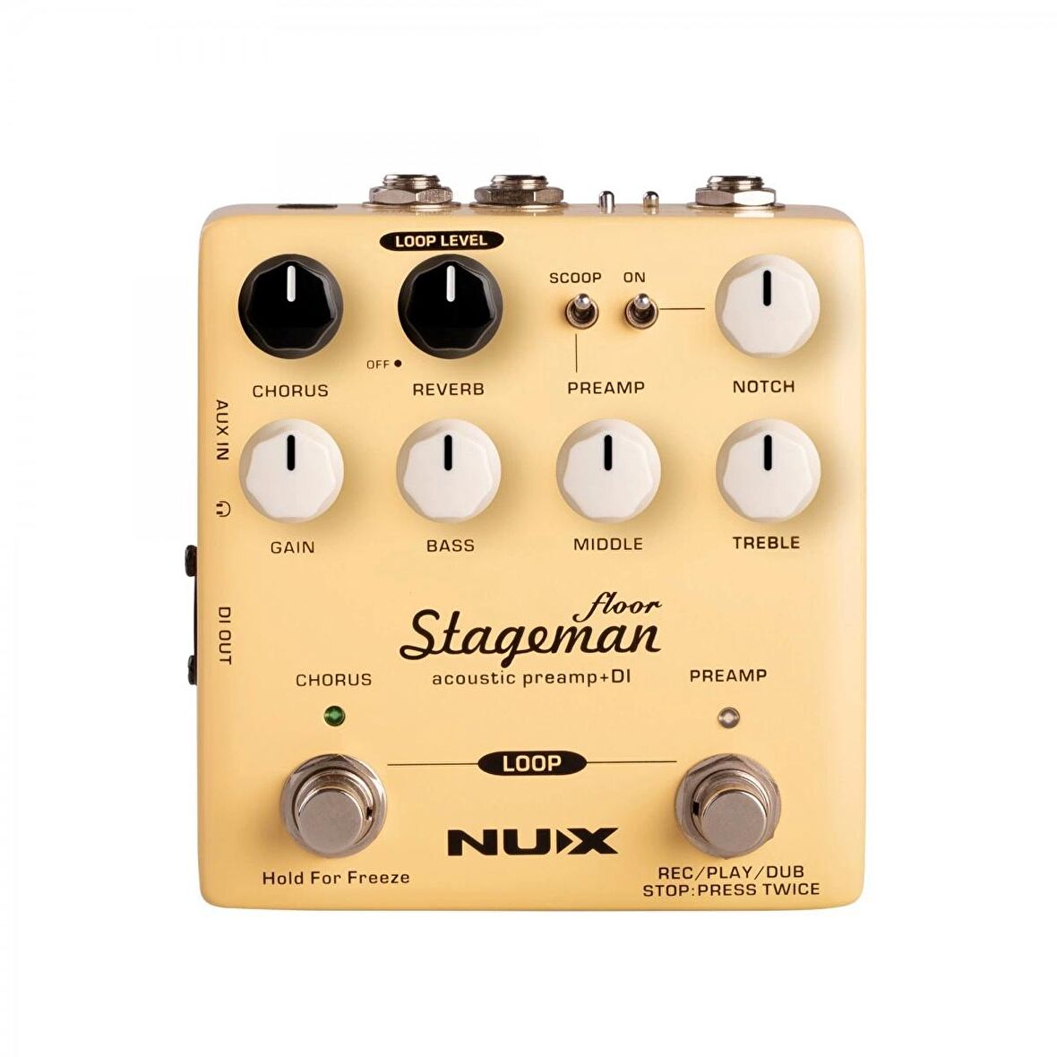 Nux Nap-5 Stageman Akustik Enstruman Preamp & Dı Box