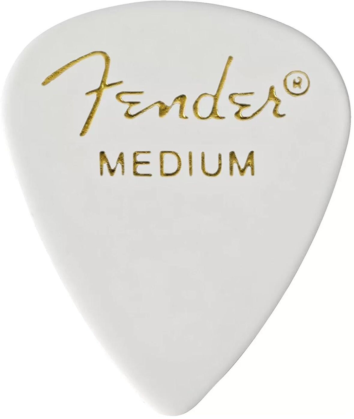 Fender Classic Celluloid White 351 Shape Medium 12 Count Pena