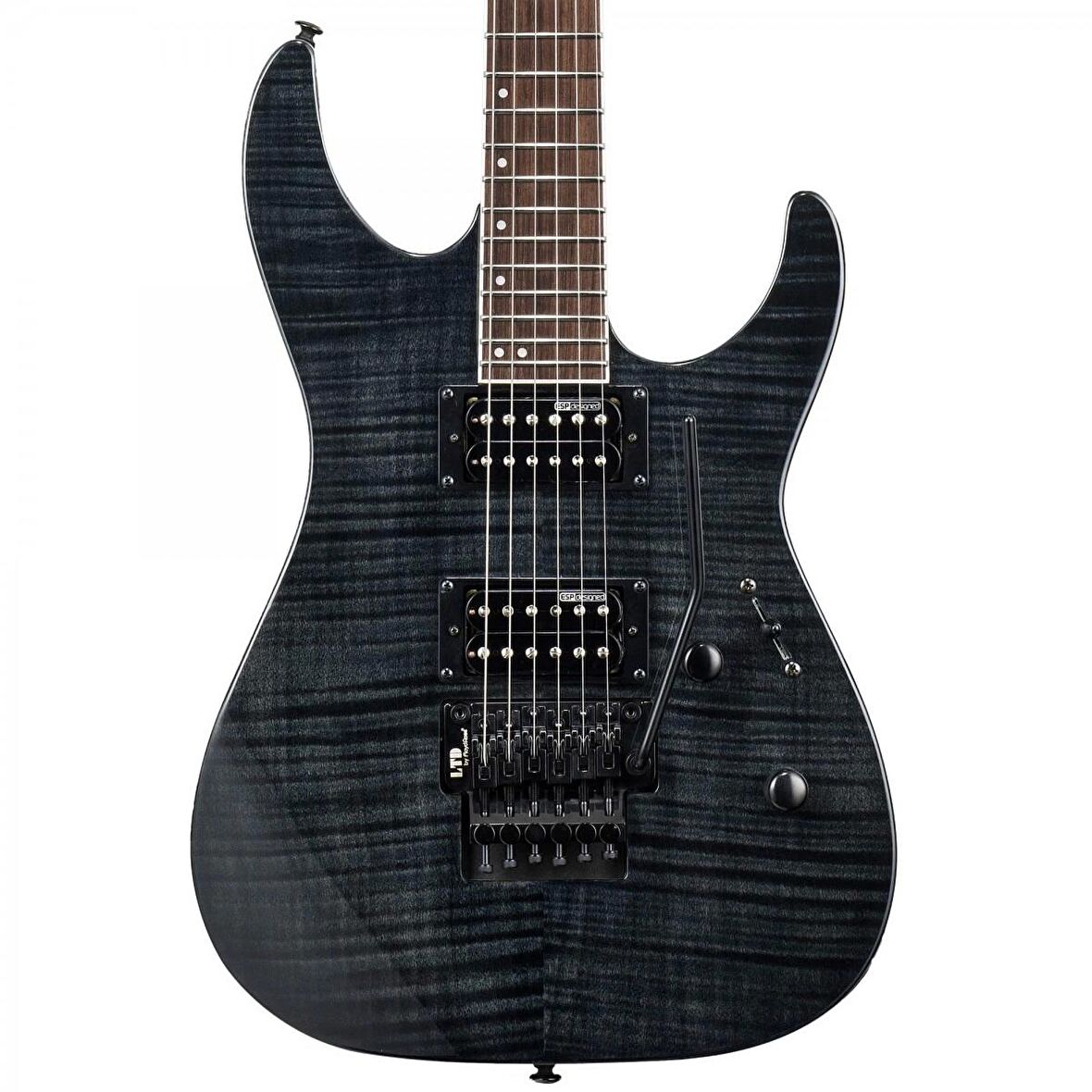 Esp Ltd M-200fm Flame Black Elektro Gitar