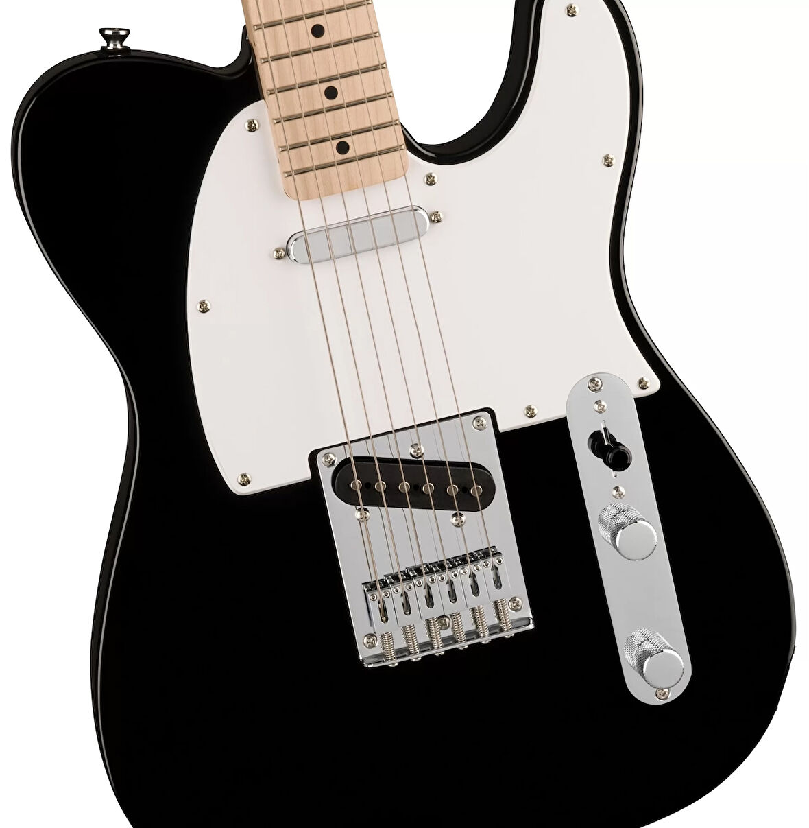 Squier Sonic Telecaster Akçaağaç Klavye Wpg Black Elektro Gitar