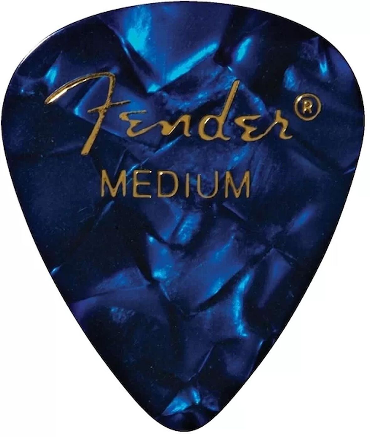 Fender Premium Celluloid 351 Shape Medium Blue Moto 12-adet Pena