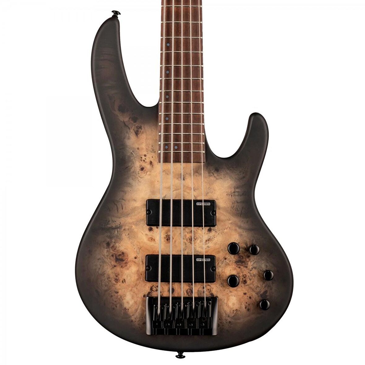 Esp Ltd D-5 Black Natural Burst Satin Bas Gitar