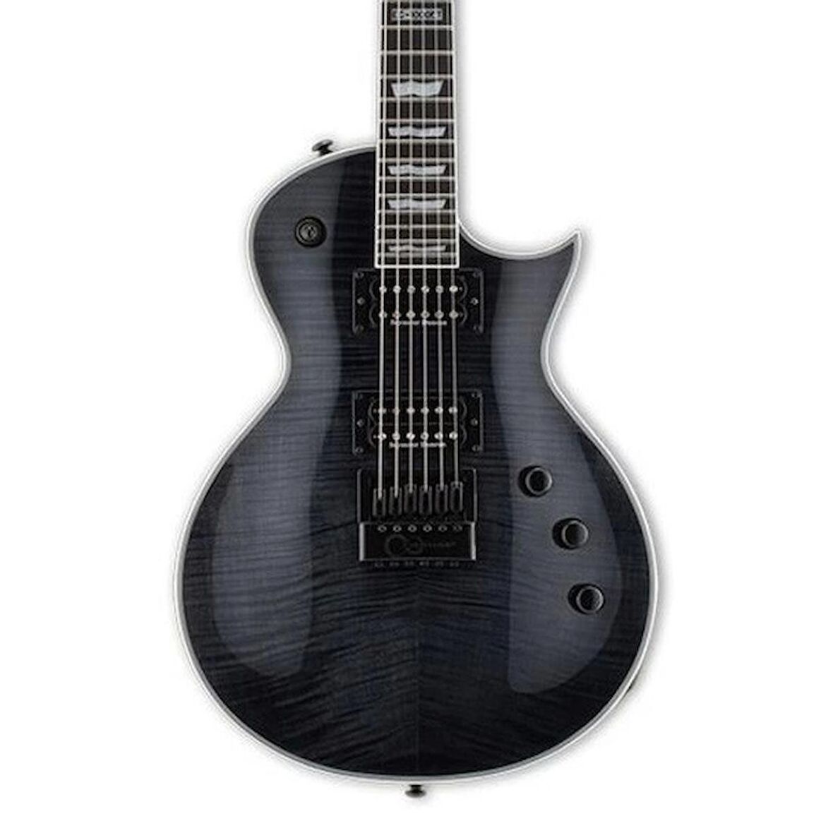 Esp Ltd Ec-1000fm See Thru Black Evertune Elektro Gitar