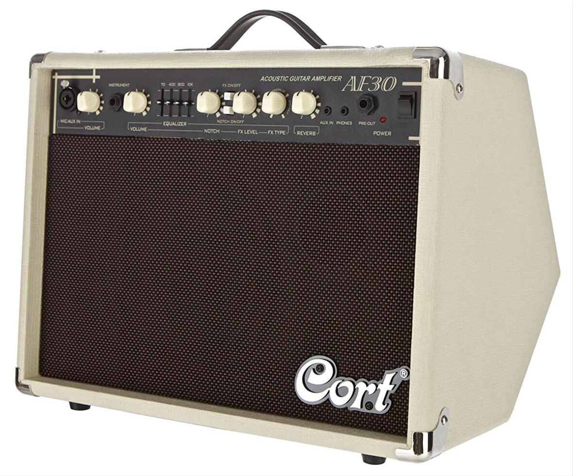 Cort Af30 Akustik Gitar (ve Saz) Amfisi, 30w