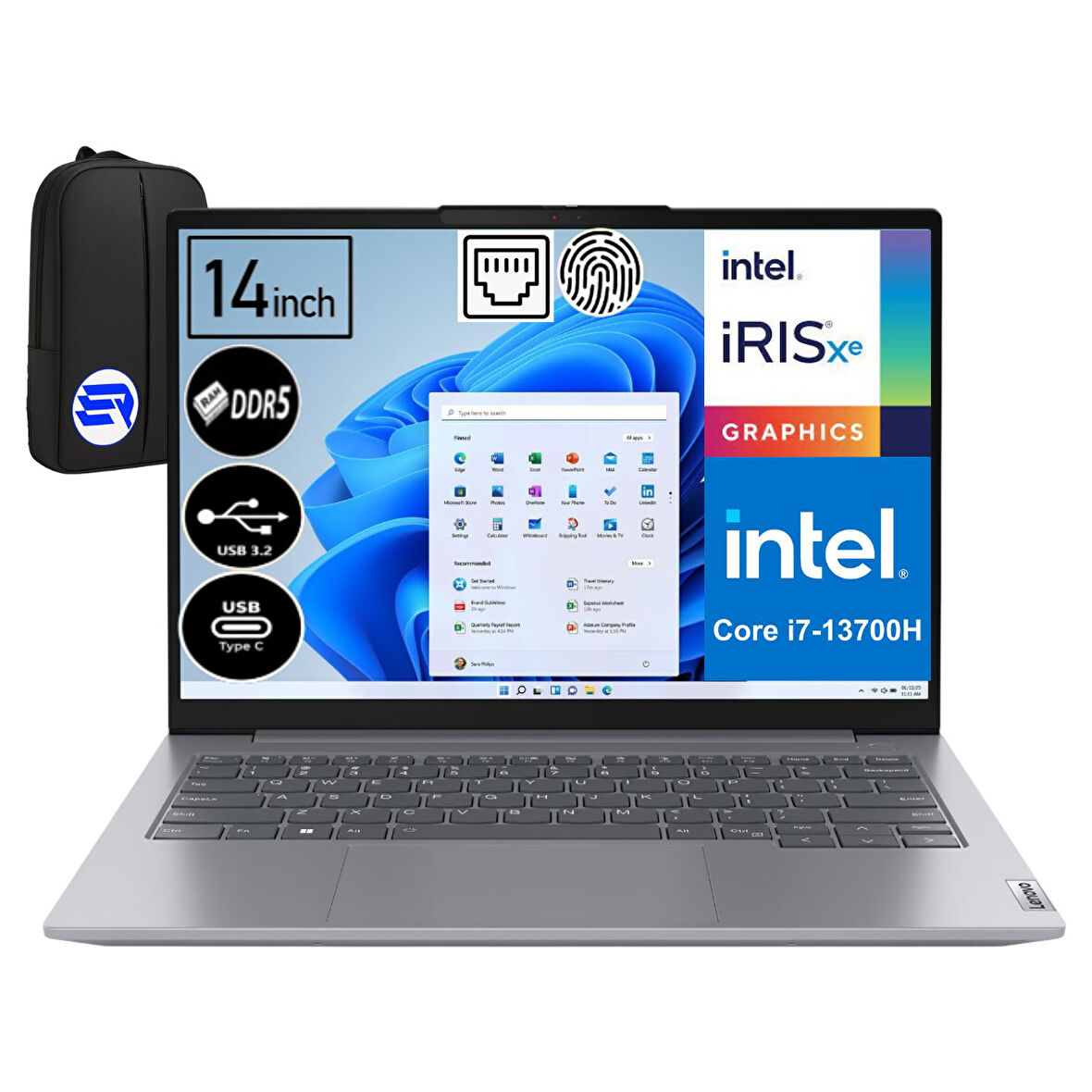 Lenovo Thinkbook 14 G6 Irl 21KG004NTREP7 I7-13700H 64GB Ram 1tb SSD 14" Wuxga WIN11 Pro + Elektropasaj Çanta