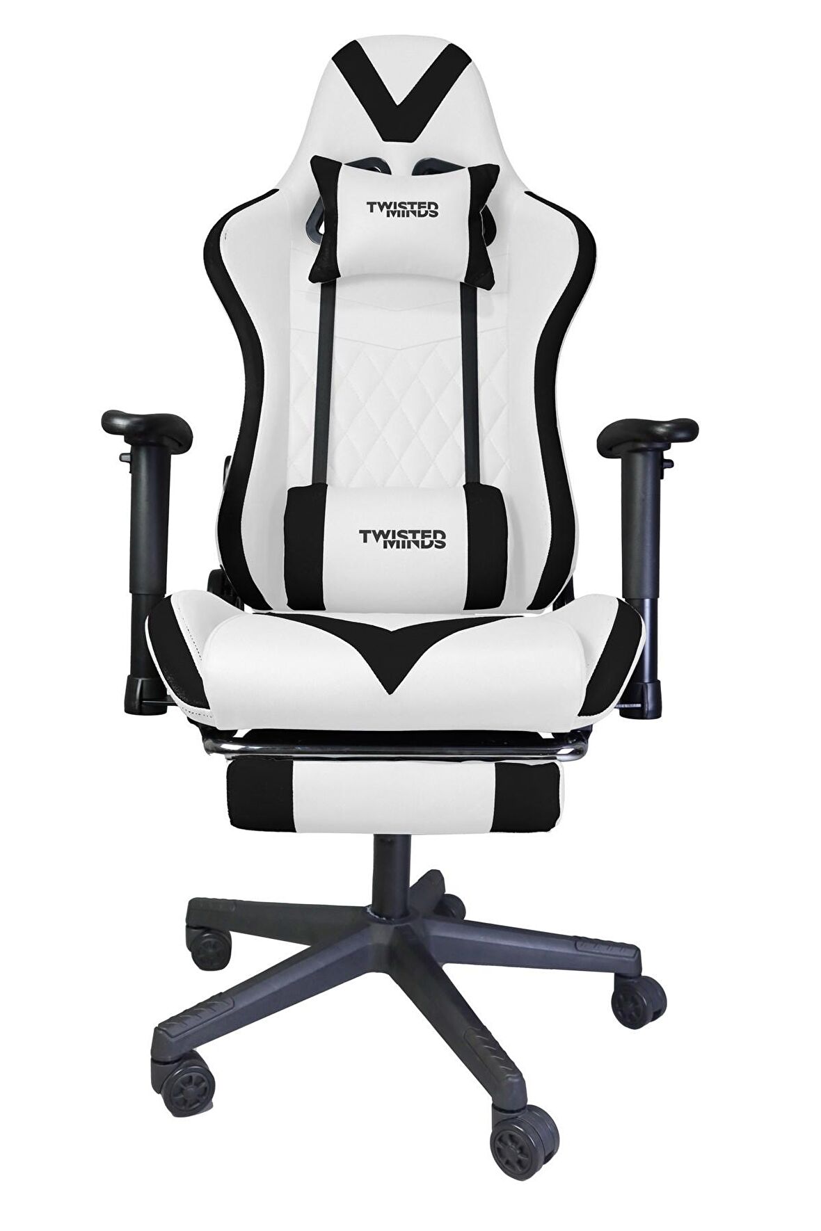 TWISTED MINDS TM8250-WN COMFORT E-SPOR OYUNCU KOLTUĞU - BEYAZ / SİYAH