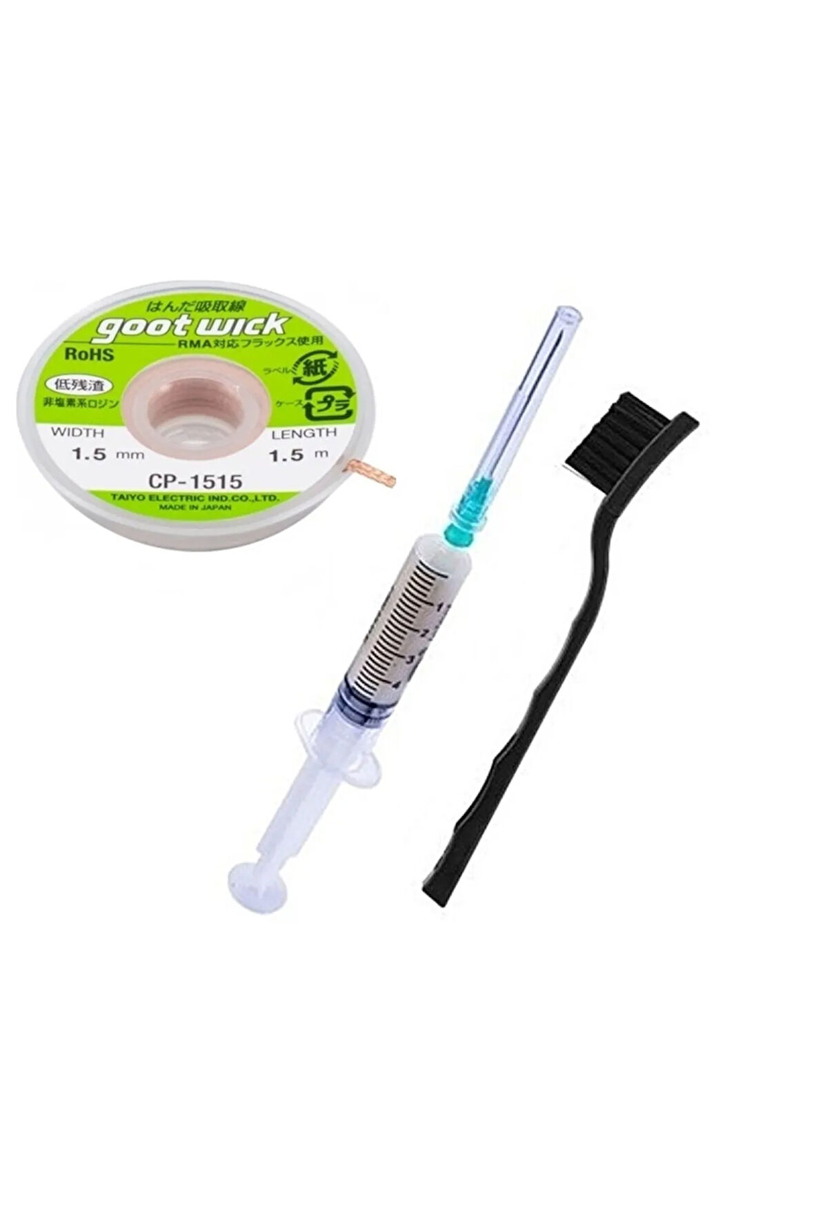 3 In 1 Adet Flux Lehim Toplama Ve Sökme Teli 1,5 Mm 1,5 Metre