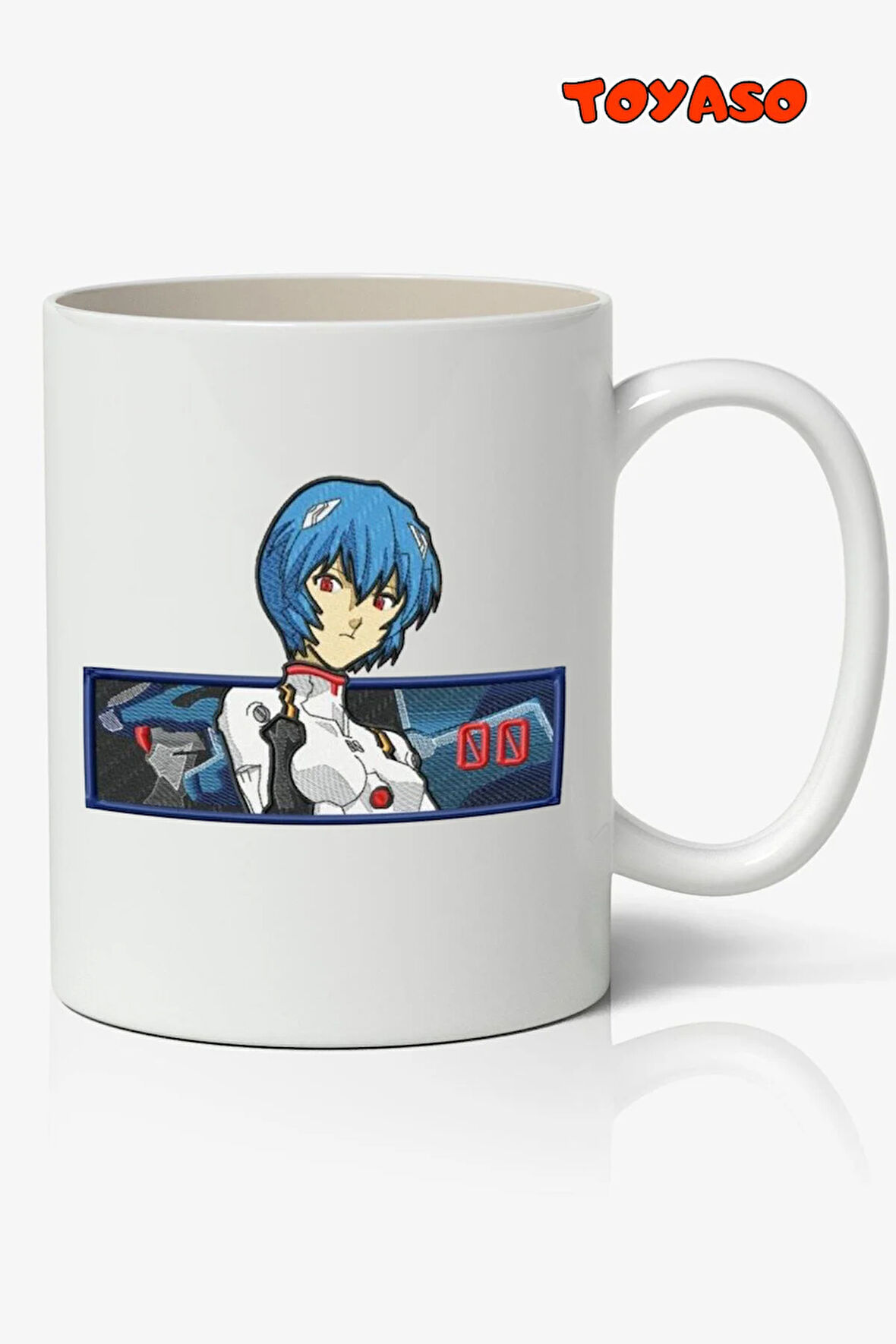 Neon Genesis Evangelion Rei Ayanami Anime Kişiye Özel Temalı Kupa Bardak Sevgiliye Arkadaşa Hediye