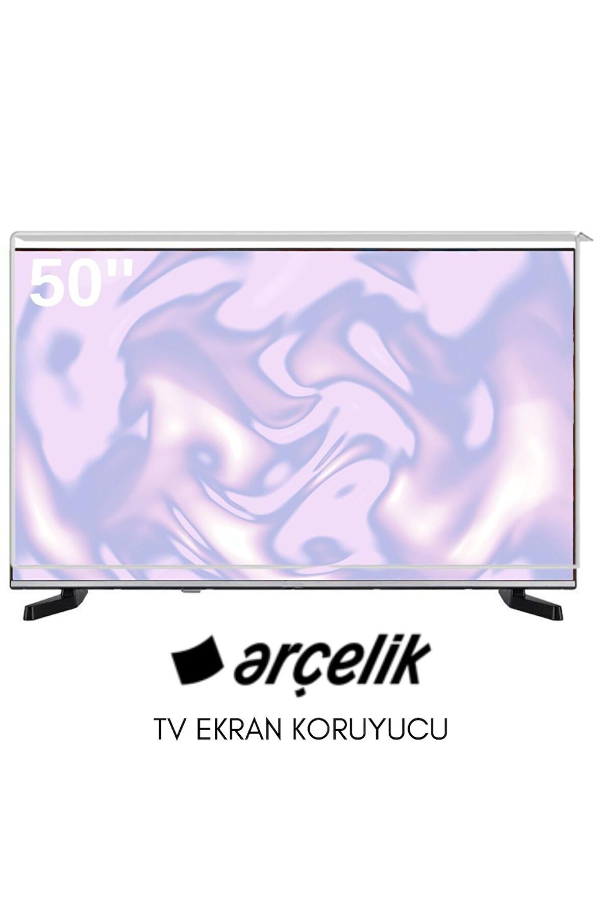 Technozi Arçelik Uyumlu 50" inç 150 Ekran Tv Koruyucu Kırılmaz Paneli