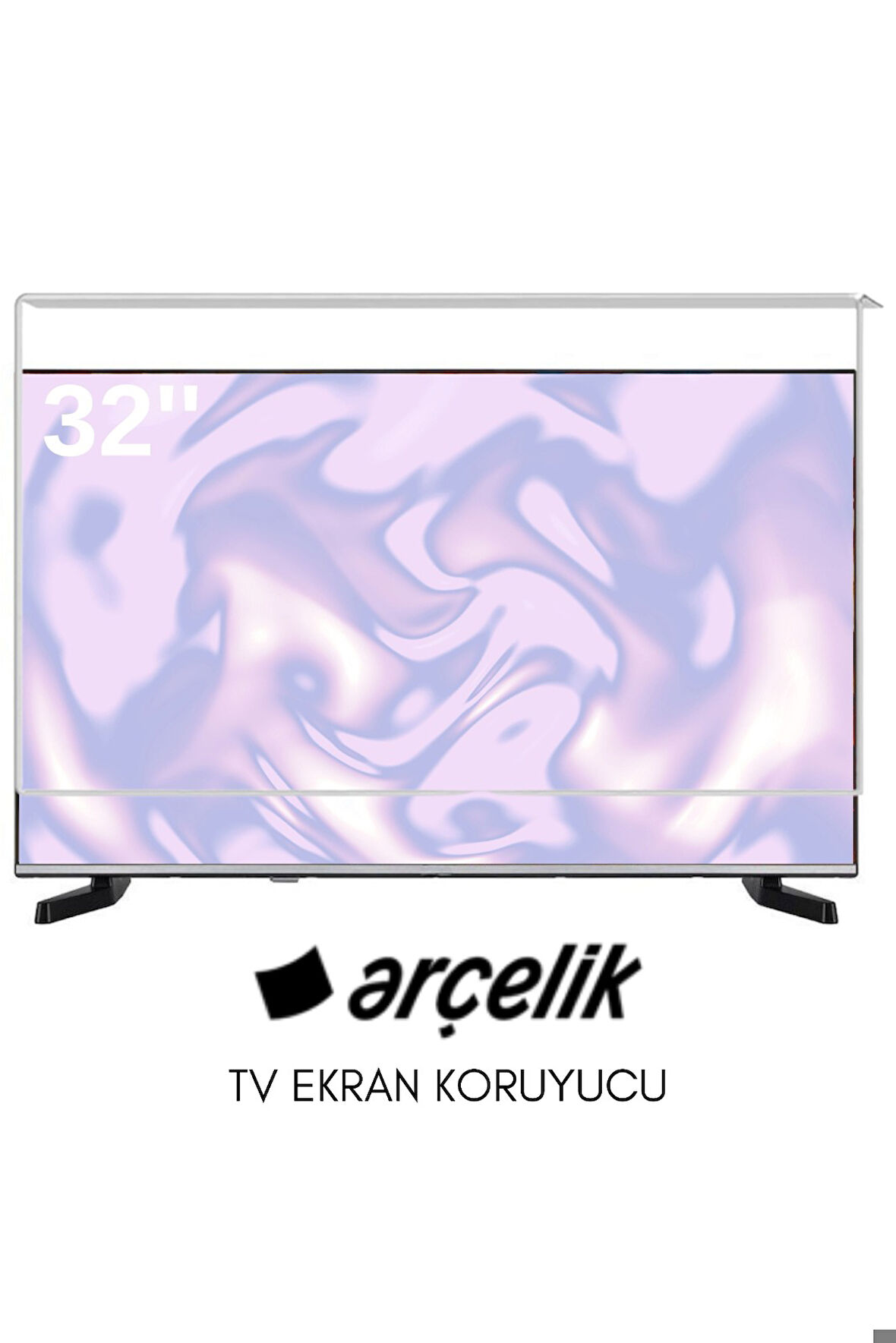 Technozi Arçelik Uyumlu 32" inç 132 Ekran Tv Koruyucu Kırılmaz Paneli