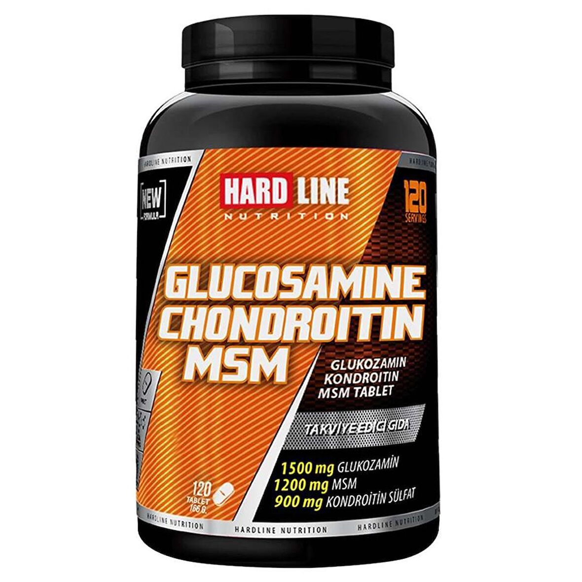 Hardline Glucosamine Chondroitin Msm 120 Tablet