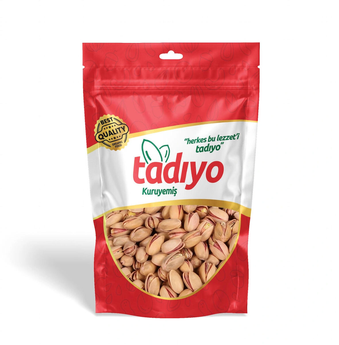 Tadıyo Kuruyemiş Antep Fıstık Ana Çıtlak Kavrulmuş Duble 500 Gr