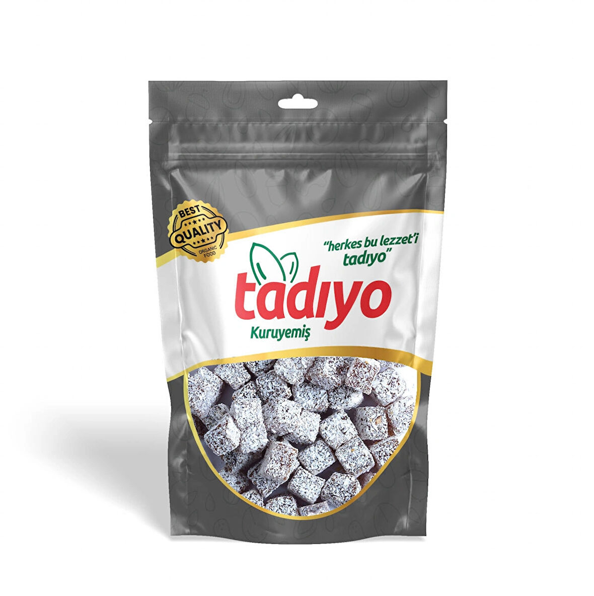 Tadıyo Kuruyemiş Lokum Fıstıklı Çifte Kavrulmuş 500 Gr