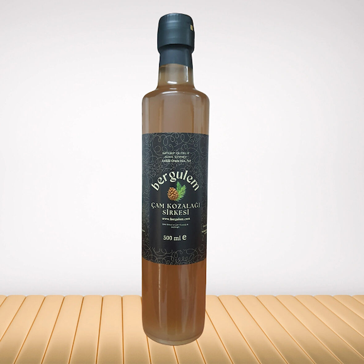 bergulem Doğal Çam Kozalağı Sirkesi 500 ml