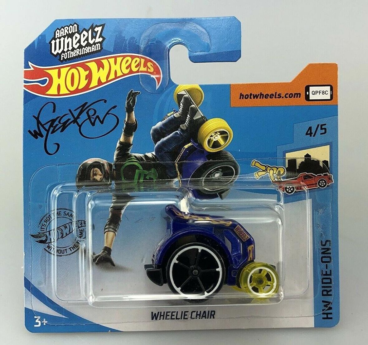 Mattel Hotwheels Lisanslı Araba Wheelie Chair