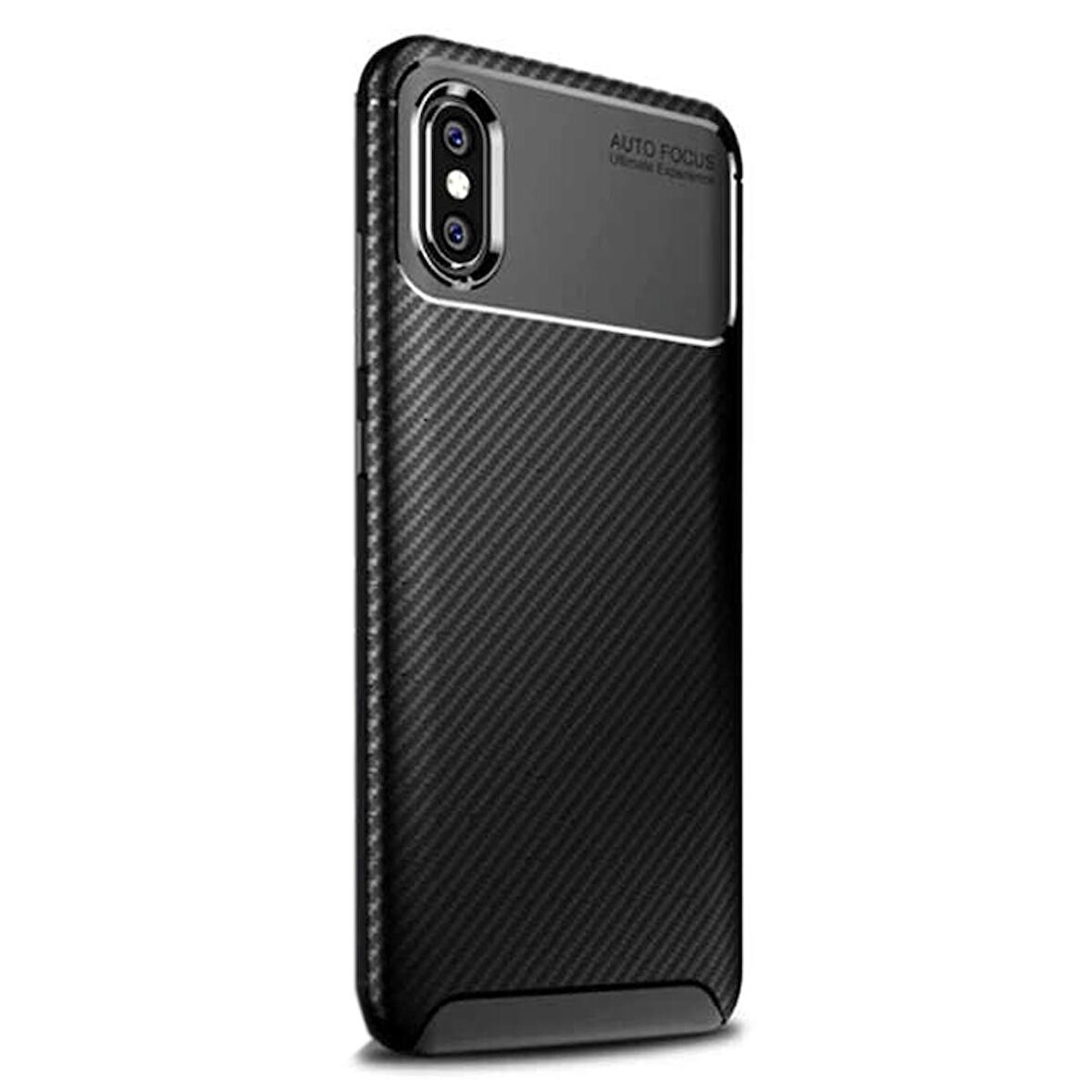Gpack Xiaomi Mi Max 3 Kılıf Negro Karbon Dizayn Silikon