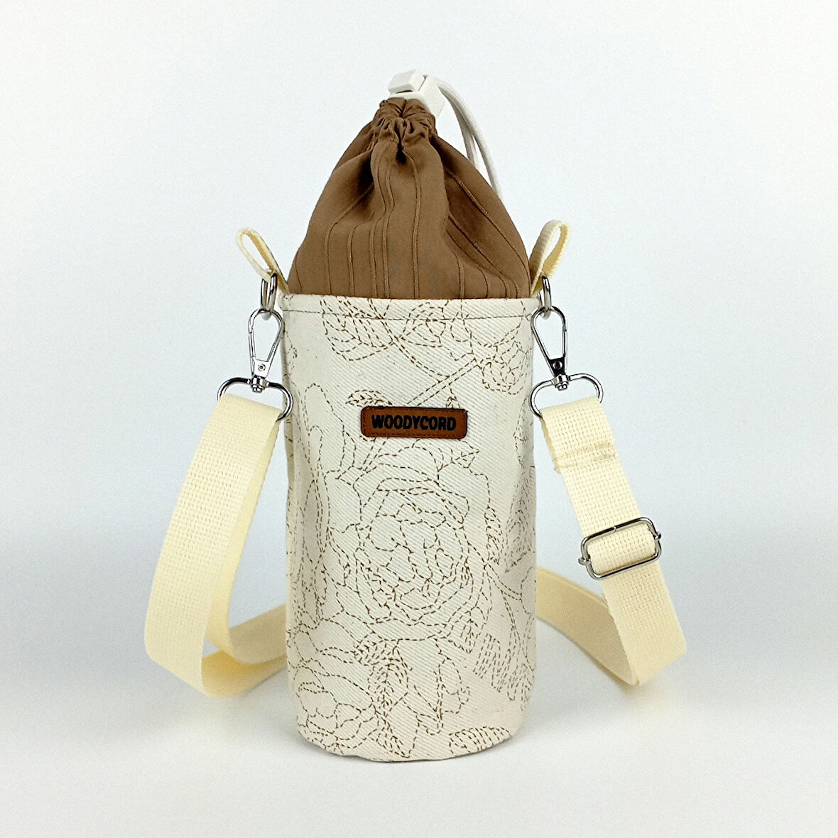 Woodycord El Yapımı Büzgülü Matara ve Termos Kılıfı