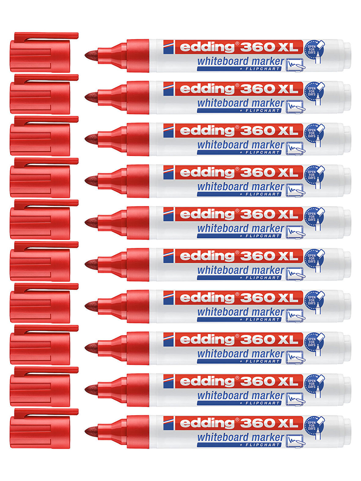 Edding 360XL Doldurulabilir Beyaz Tahta Kalemi 1 Kutu 10 Adet