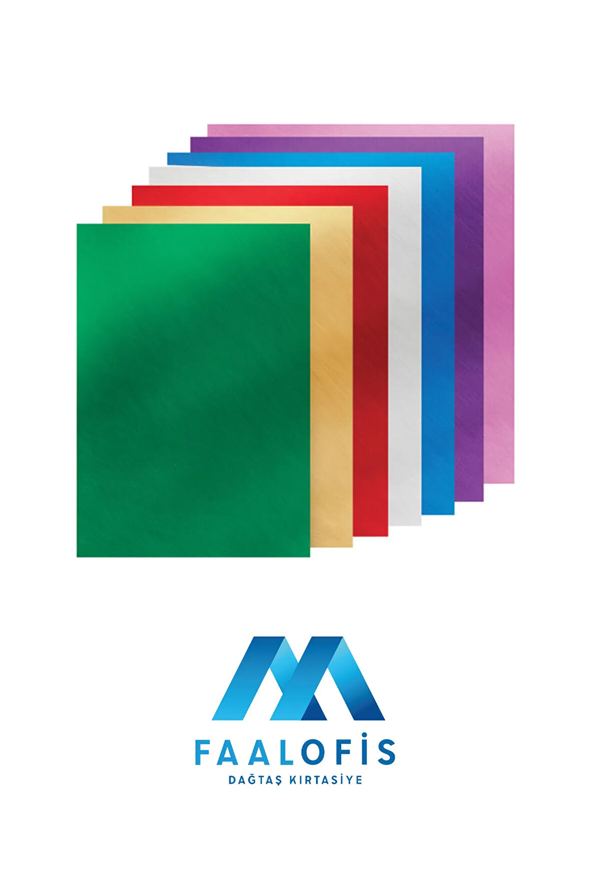 METALİK FON KARTONU 50X70 CM 50Lİ PAKET KARIŞ