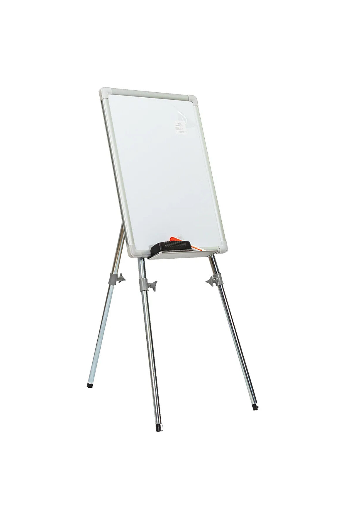Noki 60x90 Teleskopik Ayaklı Beyaz Yazı Tahtası Alüminyum Çerçeve Laminant Yüzey