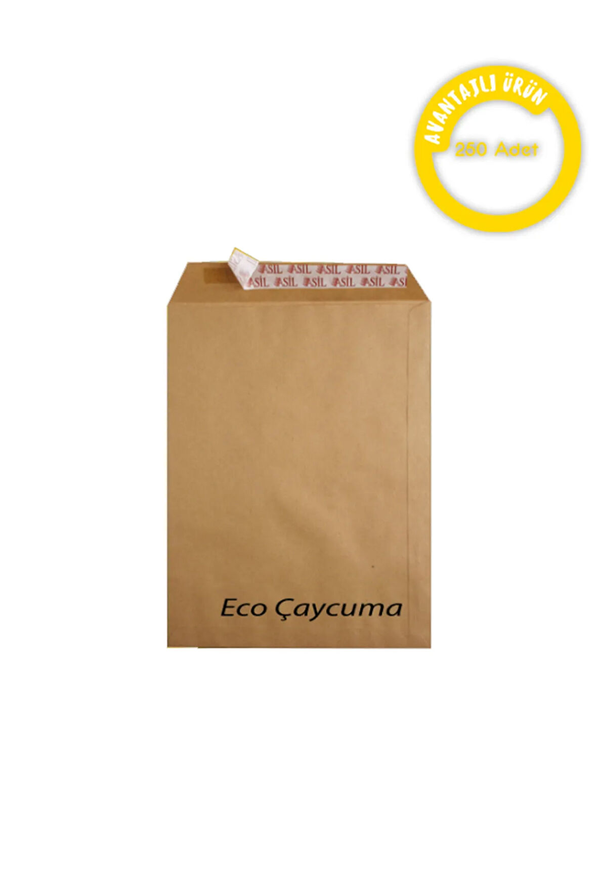 Asil Doğan Torba Zarf 26X35 Eco Çaycuma 125 gr Silikonlu 250 Adet